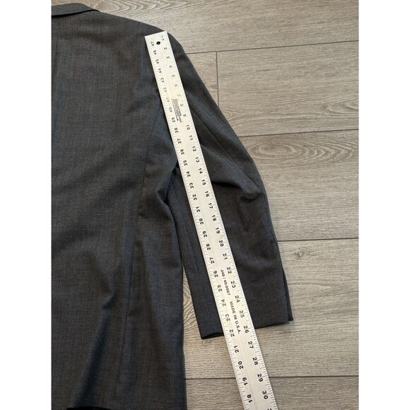 Ralph Ralph Lauren Dillards Blazer Mens 46T Grey Single Breasted Wool Canada - Picture 8 of 10
